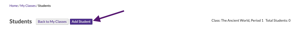 Add Students Through a Batch Import